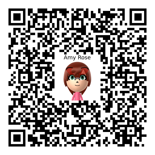 Amy Rose Mii QR code