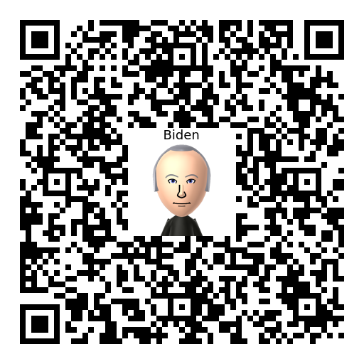 Biden Mii QR code