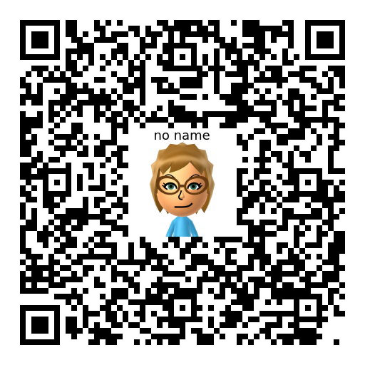 no name Mii QR code