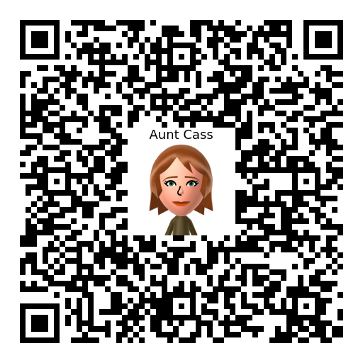 Aunt Cass Mii QR code