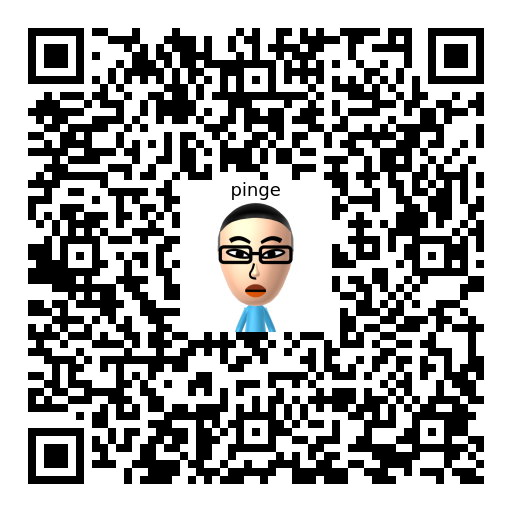 pinge Mii QR code