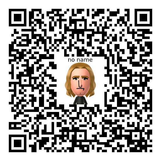 no name Mii QR code