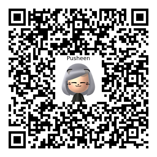 Pusheen Mii QR code