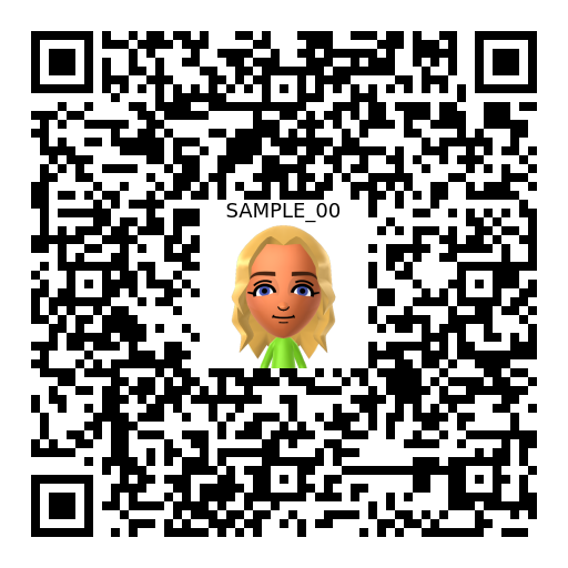 SAMPLE_00 Mii QR code
