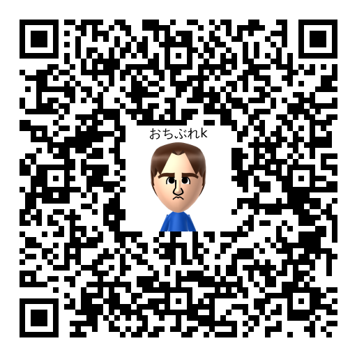 おちぶれk Mii QR code