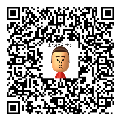 まつけんサン Mii QR code