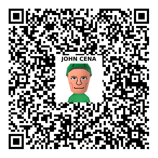 Google Name Color Code JOHN CENA | MiiCharacters | InfiniMii