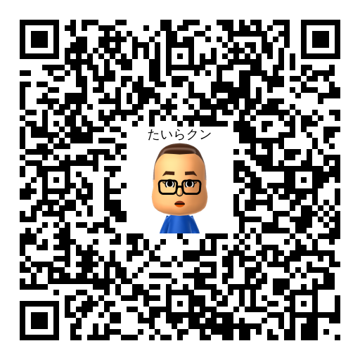 たいらクン Mii QR code