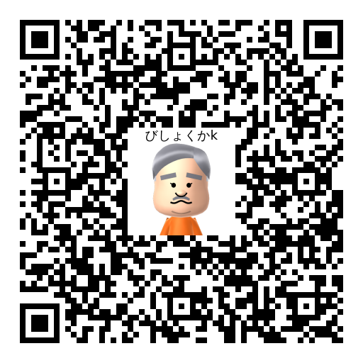 びしょくかk Mii QR code