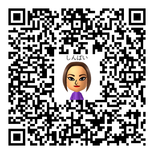 しんぱい Mii QR code