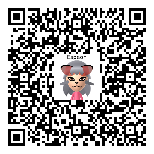 Espeon Mii QR code