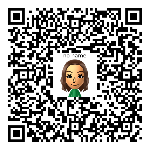 no name Mii QR code