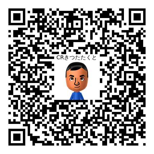 CRきつたたくと Mii QR code