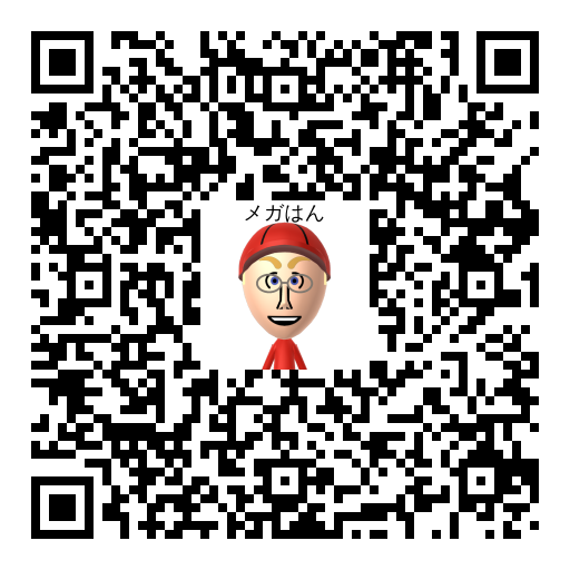 メガはん Mii QR code