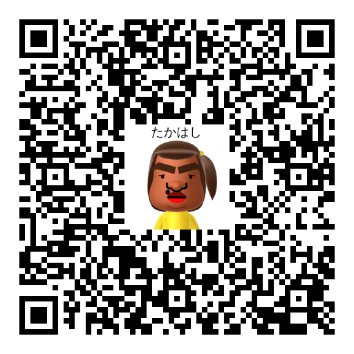 たかはし Mii QR code