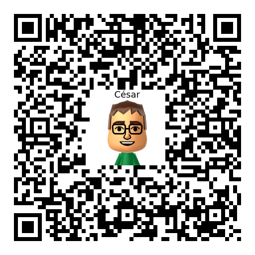 César Mii QR code