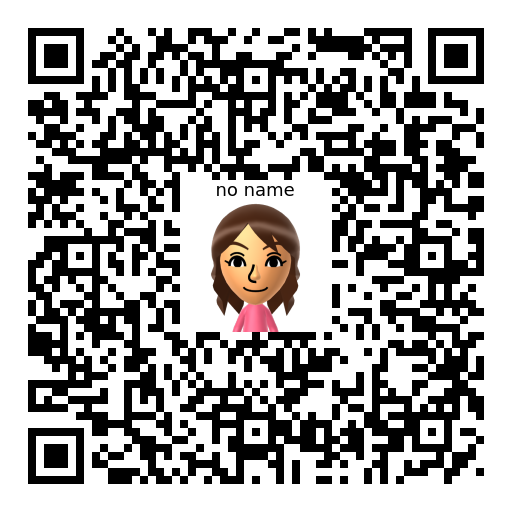 no name Mii QR code
