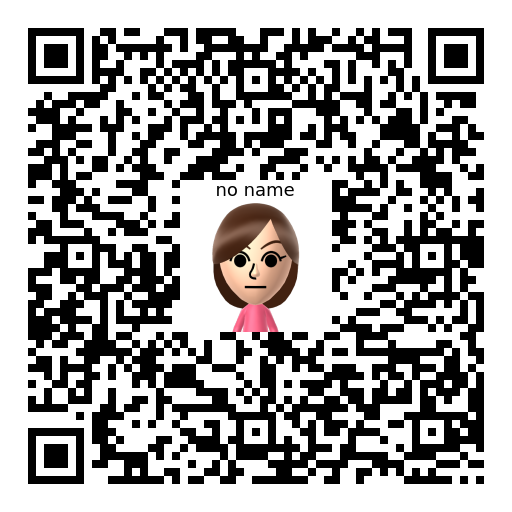 no name Mii QR code
