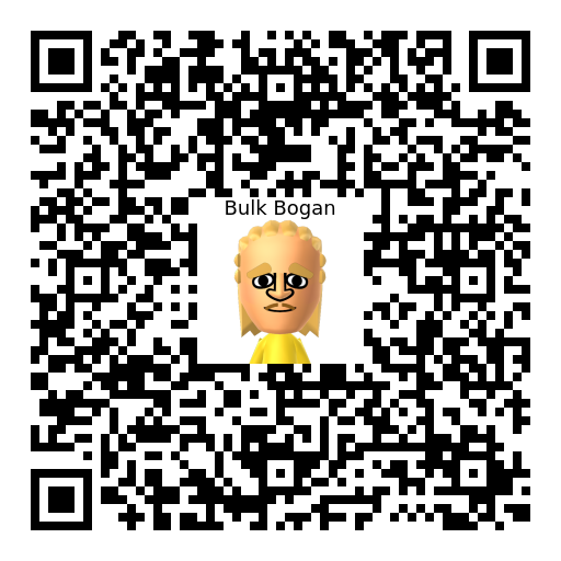 Bulk Bogan Mii QR code