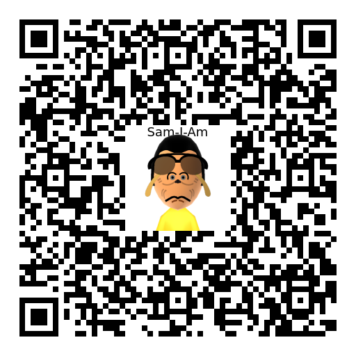 Sam-I-Am Mii QR Code & Download | MiiCharacters - InfiniMii