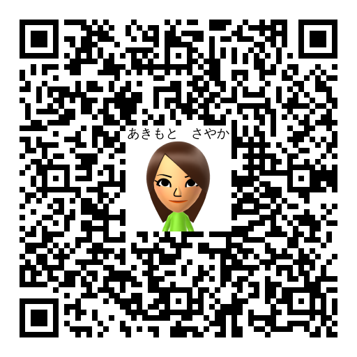 あきもと　さやか Mii QR code