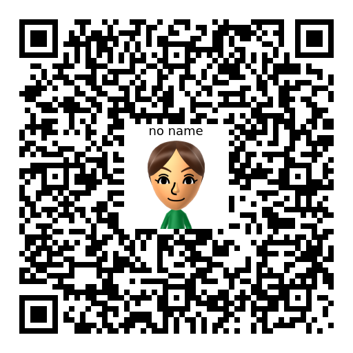 no name Mii QR code