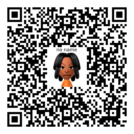 no name Mii QR code