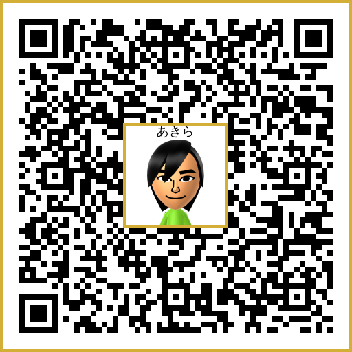 あきら Mii QR code