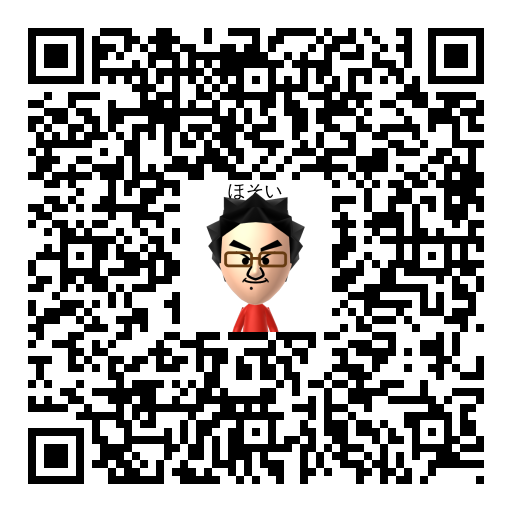 ほそい Mii QR code