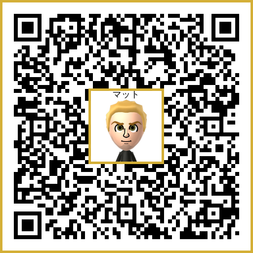 マット Mii QR code