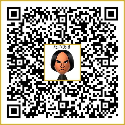 たつあき Mii QR code